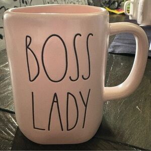 Rae Dunn Pink Boss Lady Mug